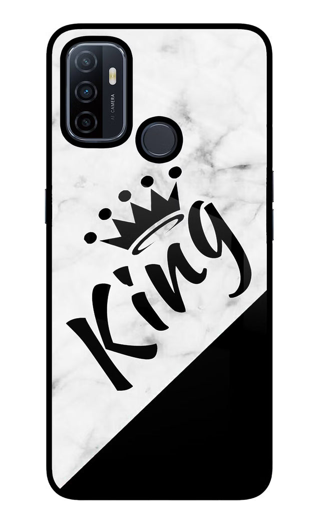 King Oppo A53 2020 Glass Case Back Cover by Casekaro