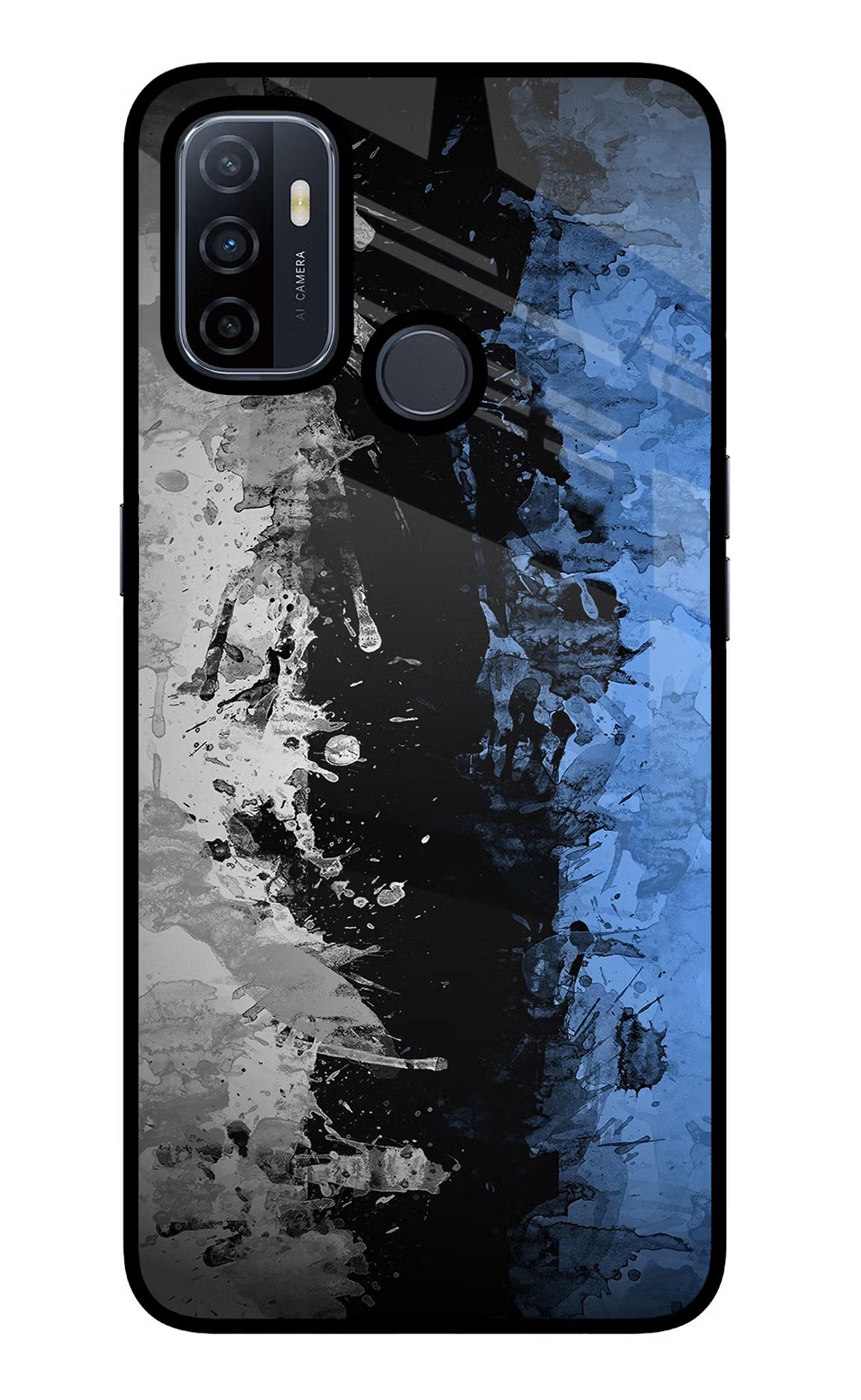 Artistic Design Oppo A53 2020 Glass Case Back Cover by Casekaro