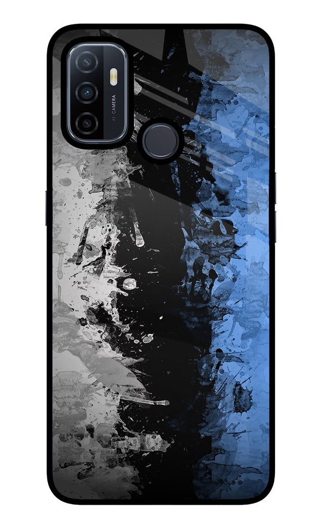 Artistic Design Oppo A53 2020 Glass Case Back Cover by Casekaro