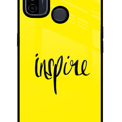 Inspire Oppo A53 2020 Glass Case Back Cover by Casekaro