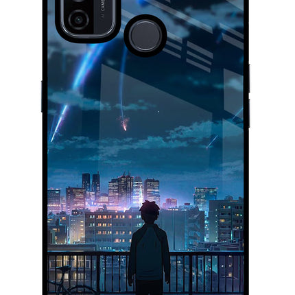 Anime Oppo A53 2020 Glass Case Back Cover by Casekaro