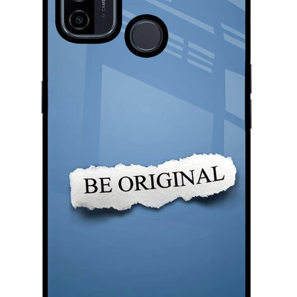 Be Original Oppo A53 2020 Glass Case Back Cover by Casekaro