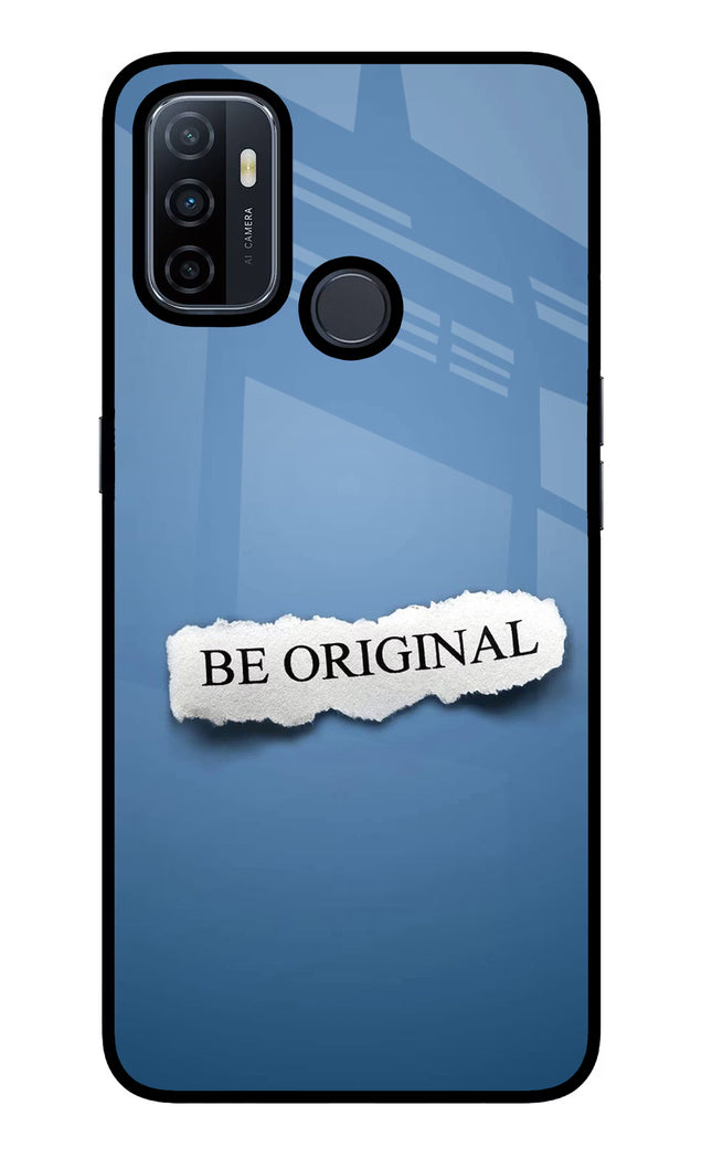 Be Original Oppo A53 2020 Glass Case Back Cover by Casekaro