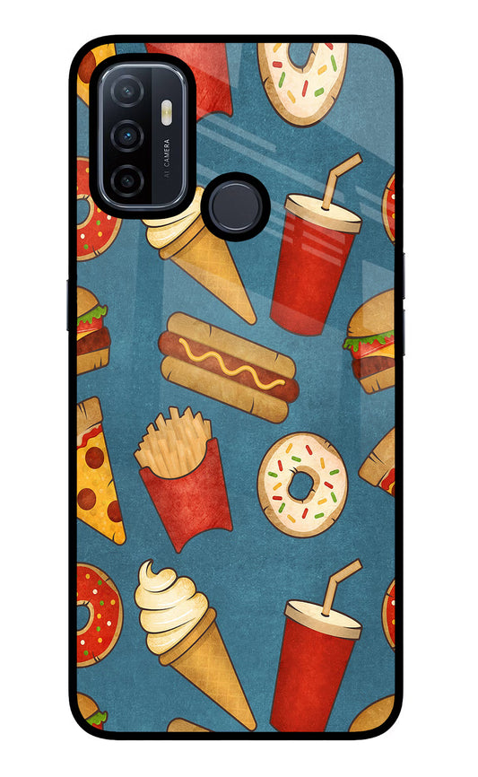 Foodie Oppo A53 2020 Glass Case