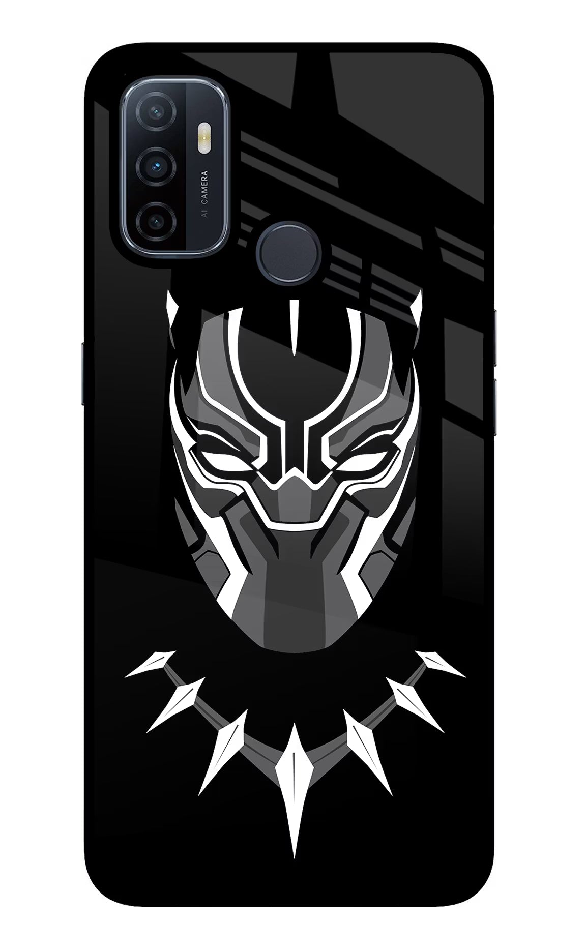 Black Panther Oppo A53 2020 Glass Case
