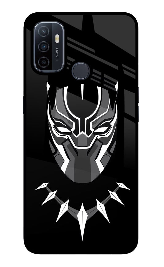 Black Panther Oppo A53 2020 Glass Case