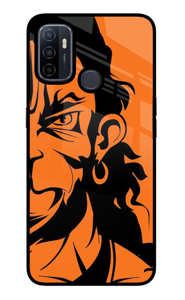 Hanuman Oppo A53 2020 Glass Case Back Cover by Casekaro