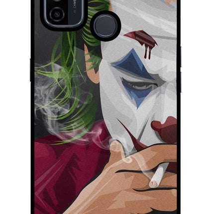 Joker Smoking Oppo A53 2020 Glass Case Back Cover by Casekaro