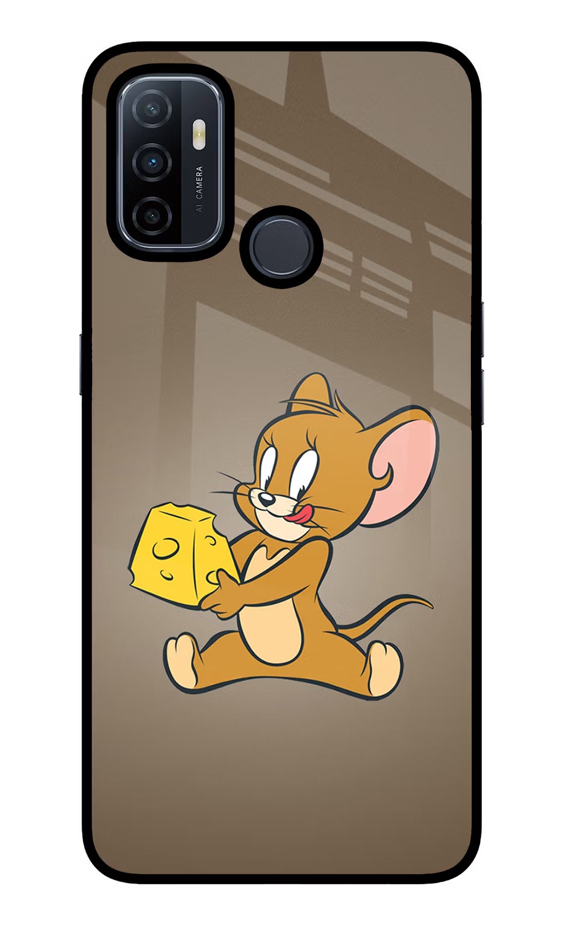 Jerry Oppo A53 2020 Glass Case Back Cover by Casekaro
