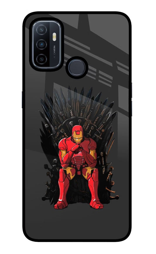 Ironman Throne Oppo A53 2020 Glass Case