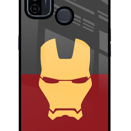 Ironman Oppo A53 2020 Glass Case Back Cover by Casekaro