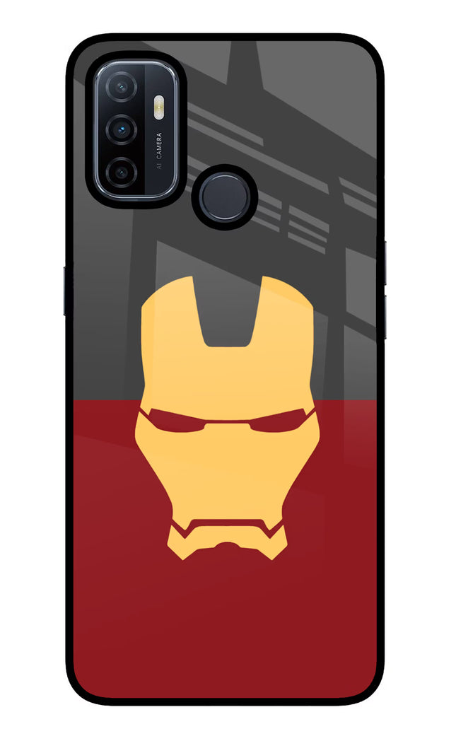 Ironman Oppo A53 2020 Glass Case Back Cover by Casekaro