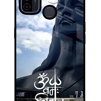Om Namah Shivay Oppo A53 2020 Glass Case Back Cover by Casekaro