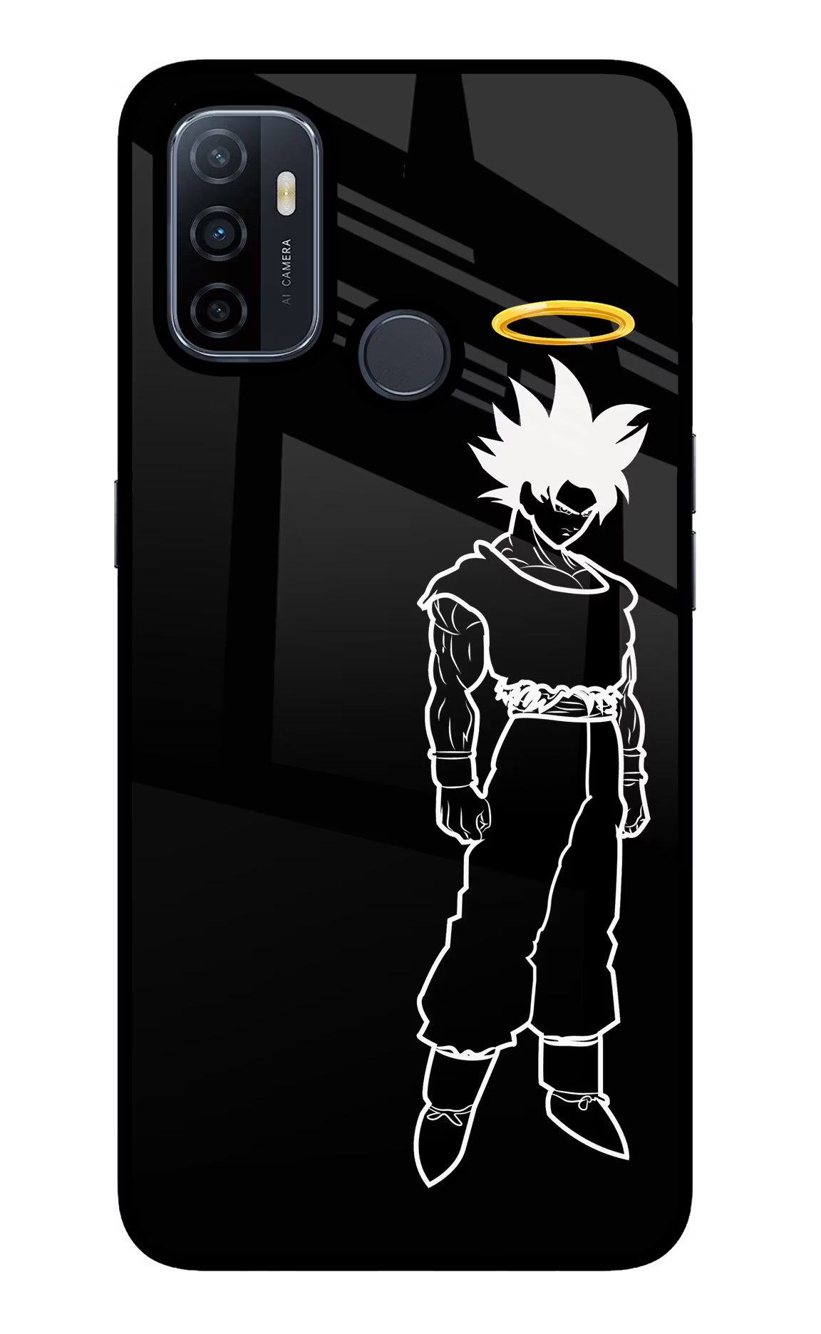 DBS Character Oppo A53 2020 Glass Case Back Cover by Casekaro