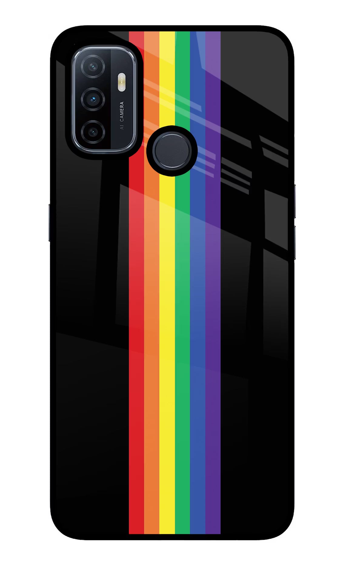 Pride Oppo A53 2020 Glass Case Back Cover by Casekaro