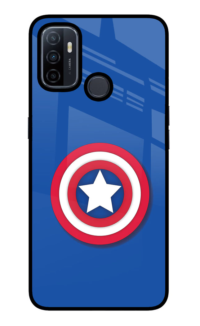Shield Oppo A53 2020 Glass Case Back Cover by Casekaro