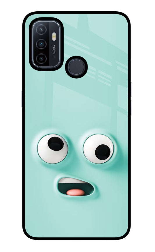 Funny Cartoon Oppo A53 2020 Glass Case