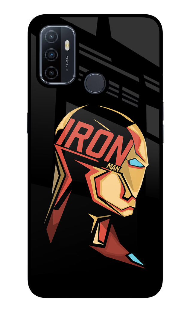 IronMan Oppo A53 2020 Glass Case Back Cover by Casekaro