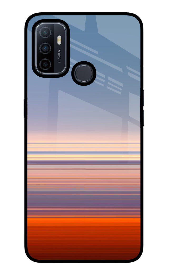 Morning Colors Oppo A53 2020 Glass Case Back Cover by Casekaro