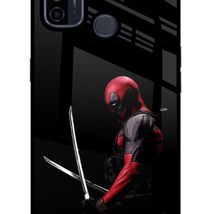 Deadpool Oppo A53 2020 Glass Case Back Cover by Casekaro