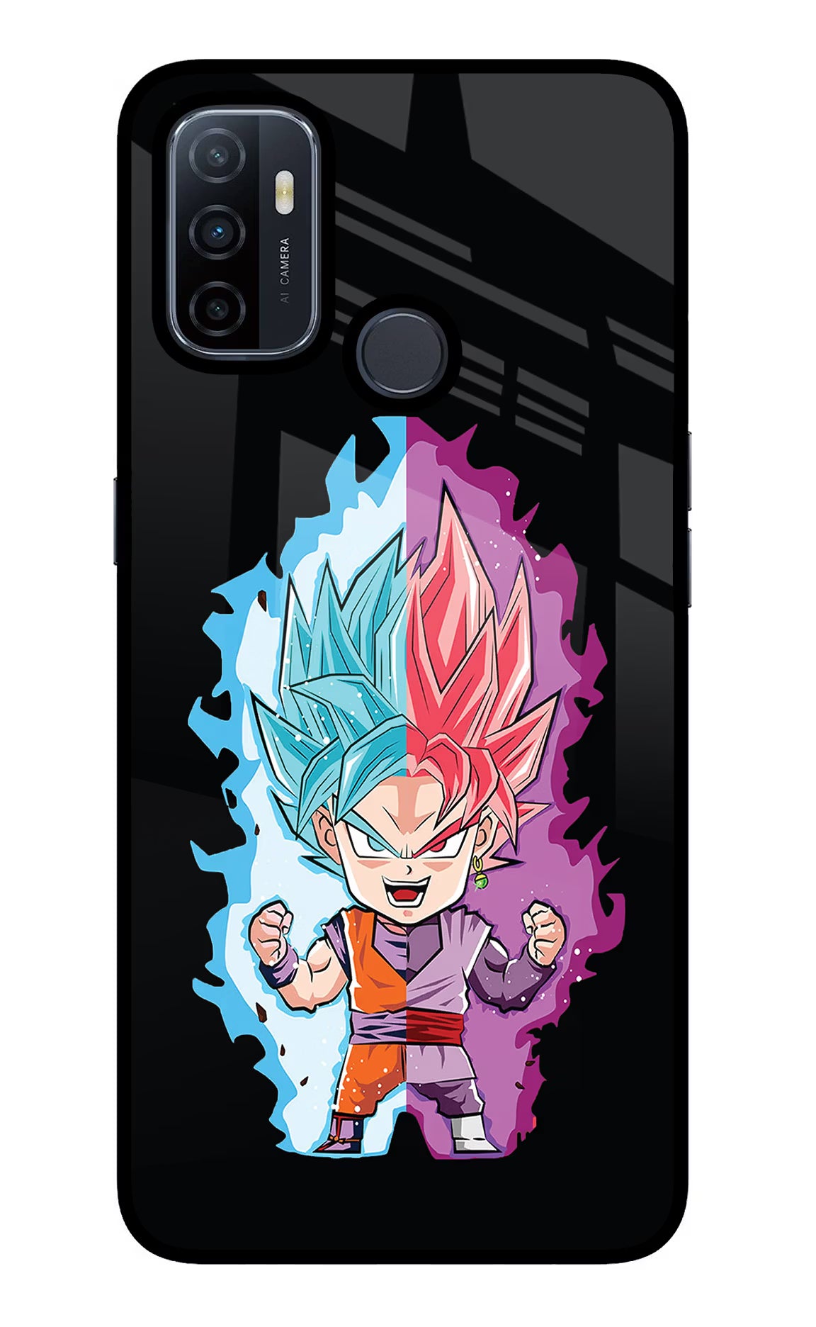 Chota Goku Oppo A53 2020 Glass Case