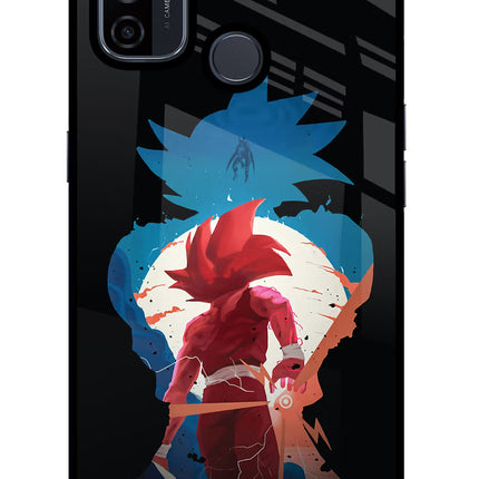 Goku Oppo A53 2020 Glass Case Back Cover by Casekaro