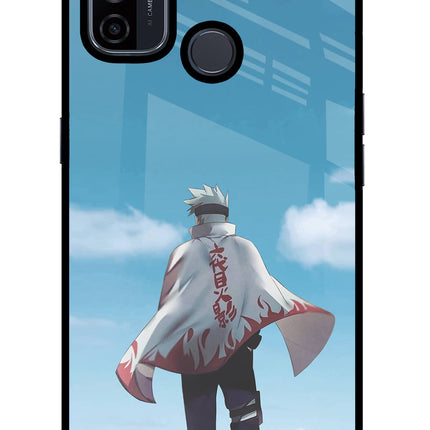 Kakashi Oppo A53 2020 Glass Case Back Cover by Casekaro