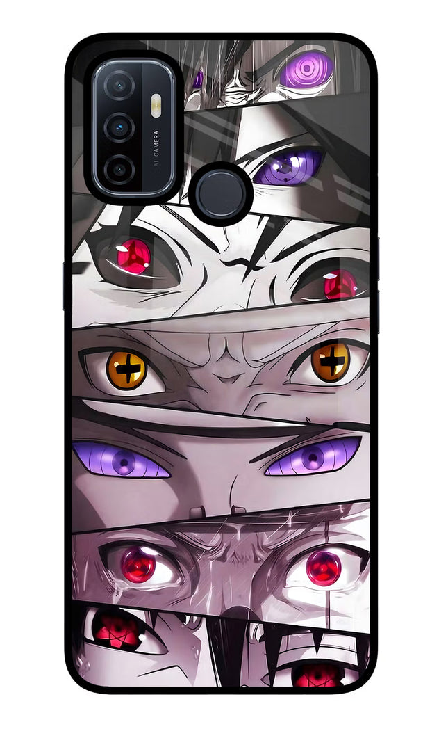 Naruto Anime Oppo A53 2020 Glass Case Back Cover by Casekaro