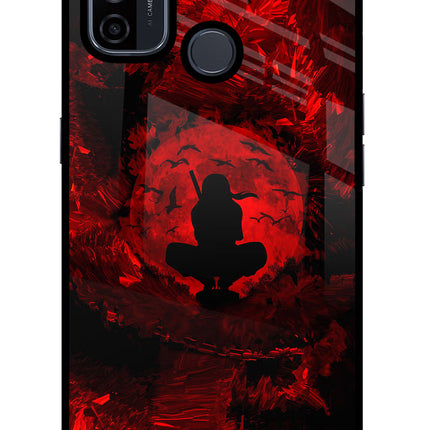 Itachi Uchiha Oppo A53 2020 Glass Case Back Cover by Casekaro