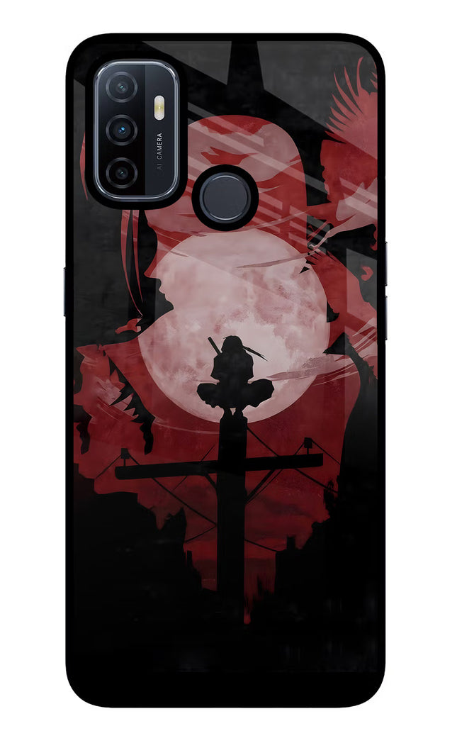 Naruto Anime Oppo A53 2020 Glass Case Back Cover by Casekaro