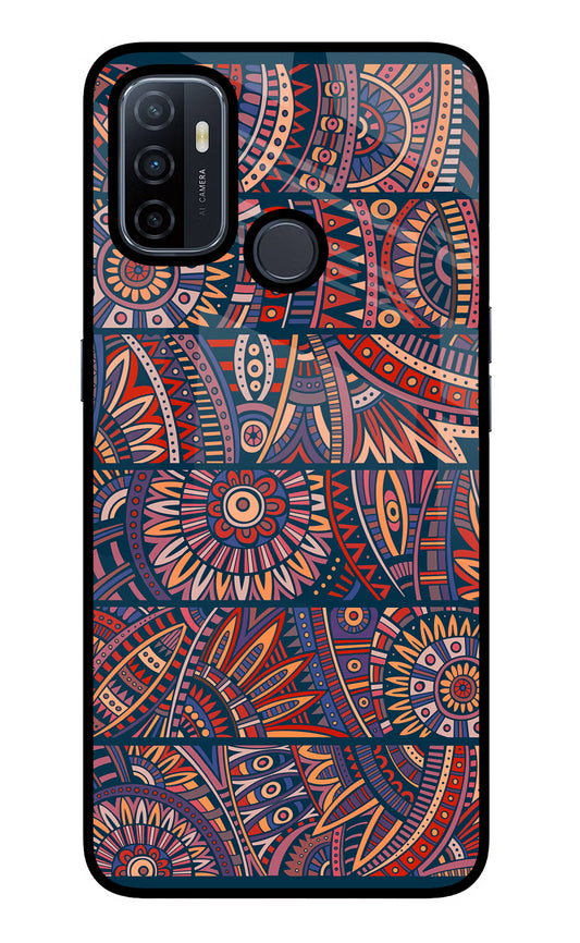 African Culture Design Oppo A53 2020 Glass Case