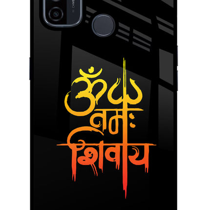 Om Namah Shivay Oppo A53 2020 Glass Case Back Cover by Casekaro