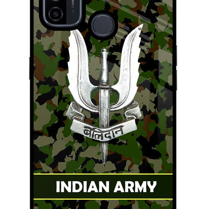 Balidan Indian Logo Oppo A53 2020 Glass Case Back Cover by Casekaro