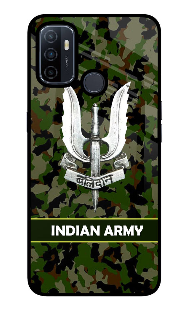 Balidan Indian Logo Oppo A53 2020 Glass Case Back Cover by Casekaro