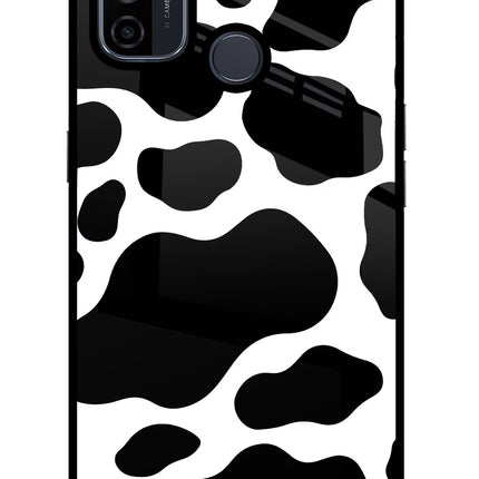 Cow Spots Oppo A53 2020 Glass Case