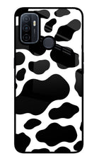 Cow Spots Oppo A53 2020 Glass Case