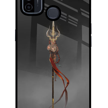 Shiv Trishul Oppo A53 2020 Glass Case Back Cover by Casekaro