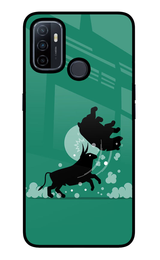 Bull Conqueror Oppo A53 2020 Glass Case