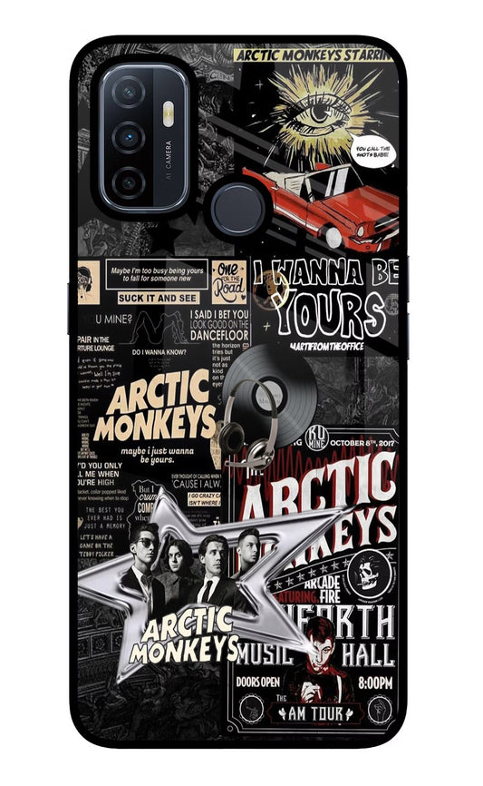 Arctic Monkeys Oppo A53 2020 Glass Case