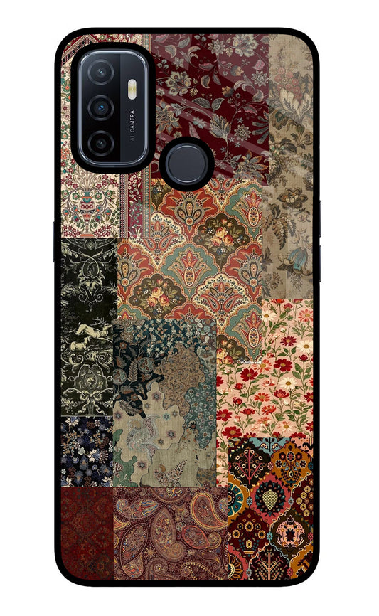 Desi Print Oppo A53 2020 Glass Case