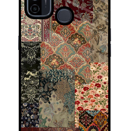 Desi Print Oppo A53 2020 Glass Case Back Cover by Casekaro