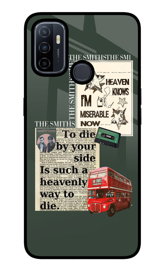 The Smiths Oppo A53 2020 Glass Case Back Cover by Casekaro