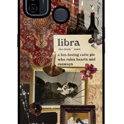 Libra Zodiac Oppo A53 2020 Glass Case Back Cover by Casekaro