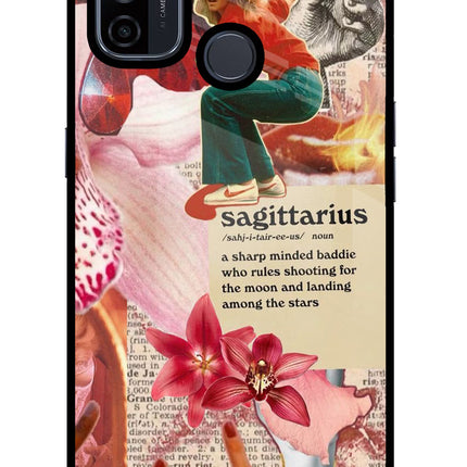 Sagittarius Zodiac Oppo A53 2020 Glass Case Back Cover by Casekaro