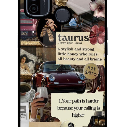 Taurus Zodiac Oppo A53 2020 Glass Case Back Cover by Casekaro