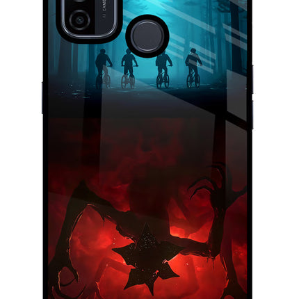 Ordinary Things Downside Up Oppo A53 2020 Glass Case Back Cover by Casekaro