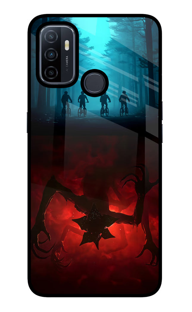 Ordinary Things Downside Up Oppo A53 2020 Glass Case Back Cover by Casekaro