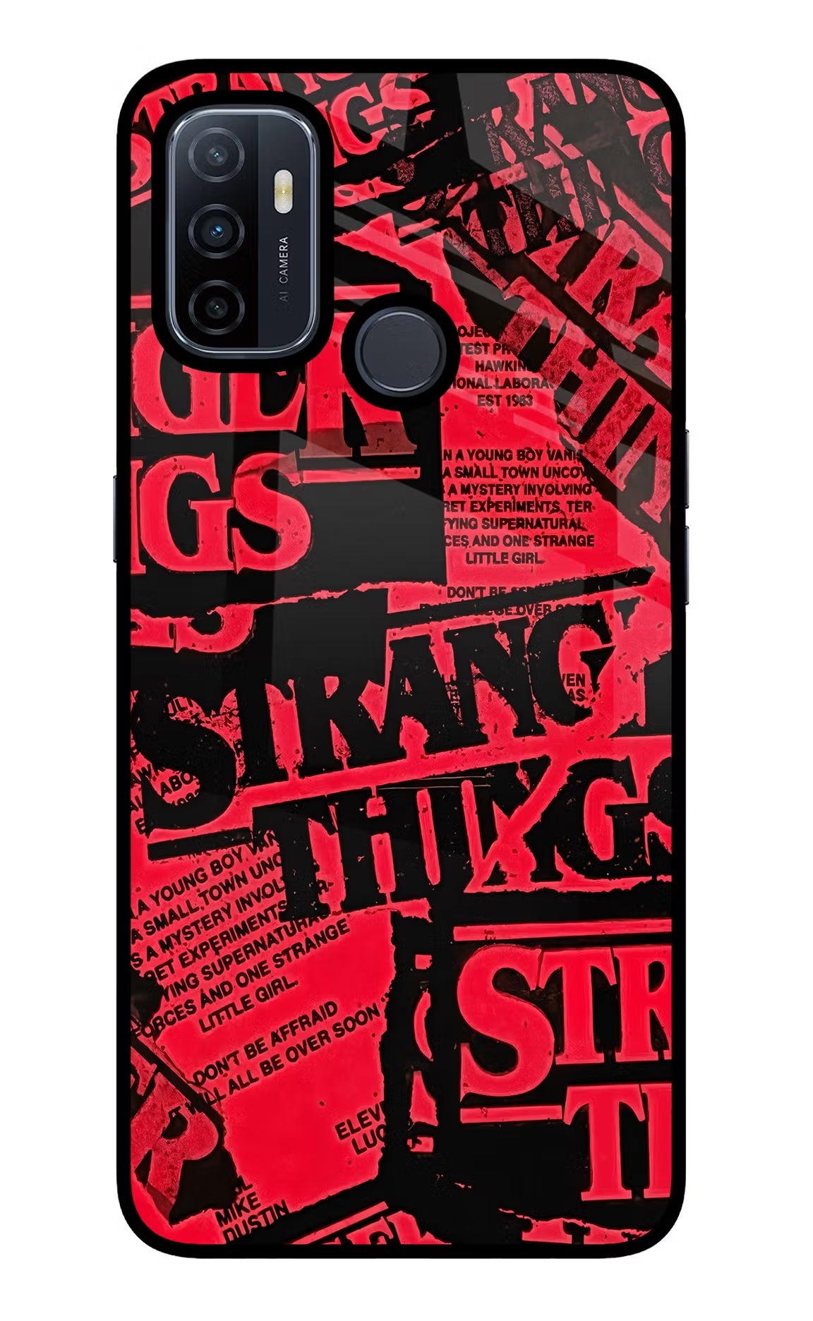 Ordinary Things Oppo A53 2020 Glass Case Back Cover by Casekaro