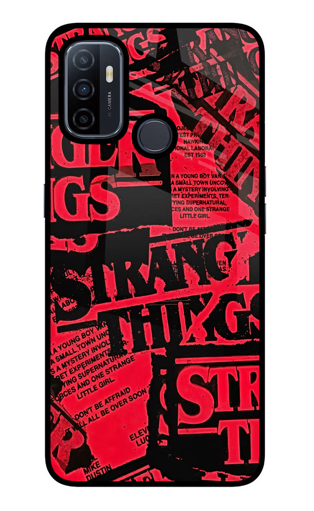 Ordinary Things Oppo A53 2020 Glass Case Back Cover by Casekaro