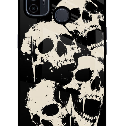 Dead Stack Oppo A53 2020 Glass Case Back Cover by Casekaro